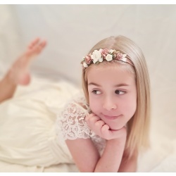 Zaria Antique Rose Headband