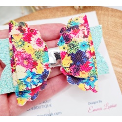 All the flowers 3.5 inch bow