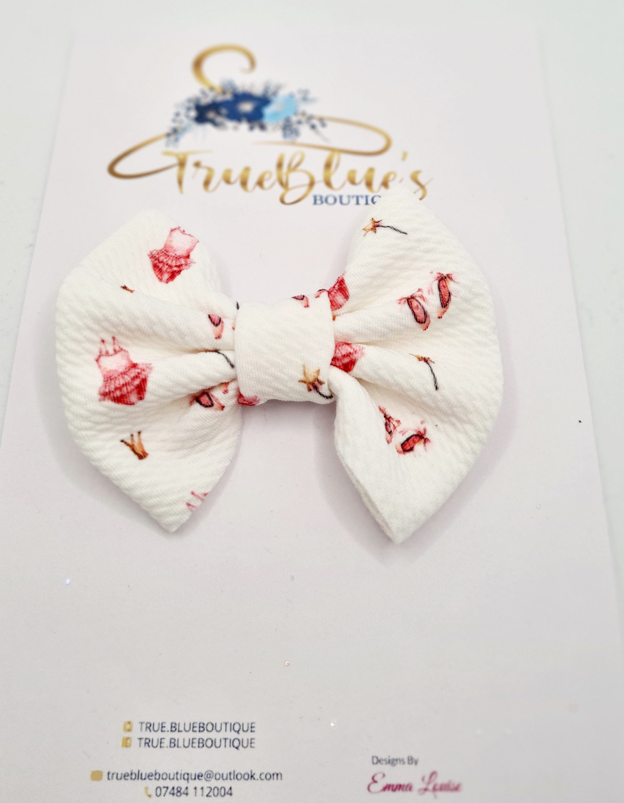 20220309_110103 Pink tutu 3.5inch fabric bow