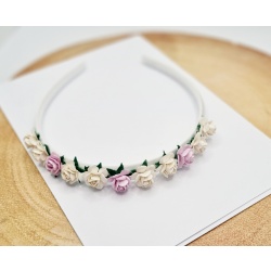 Violet rose headband