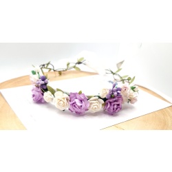 Violet classic rose crown