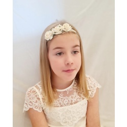 20220925_152326 Snow drop cottage rose nylon hairband