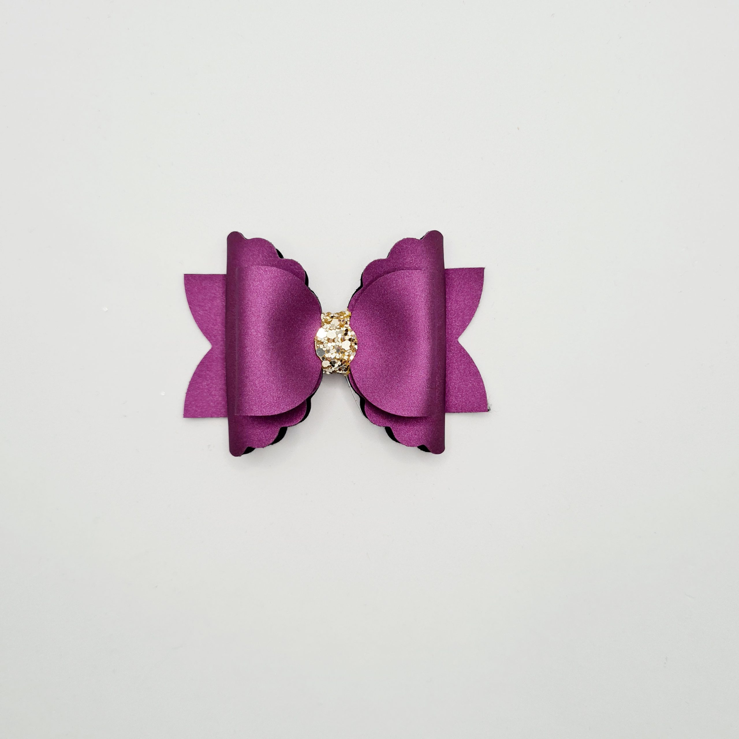 20221022_150239 Plum shimmer 3.5 inch bow